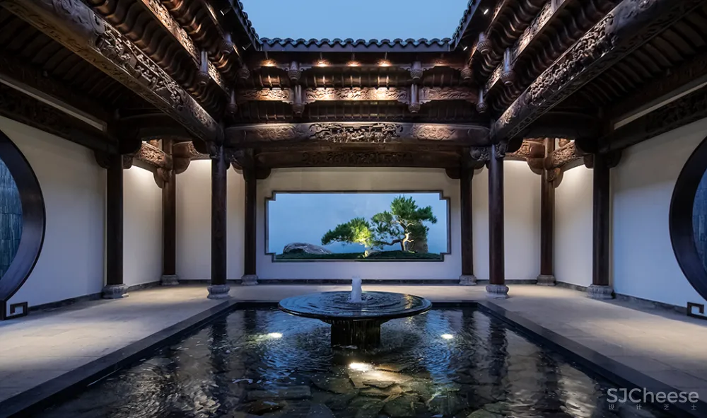 吴文粒:1400㎡中式庭院,一方山水,自成一派!