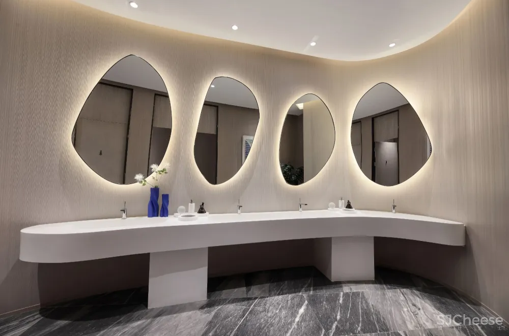 曲线中的温婉|绿地.张家港海源名邸售楼处——南京我们室内设计