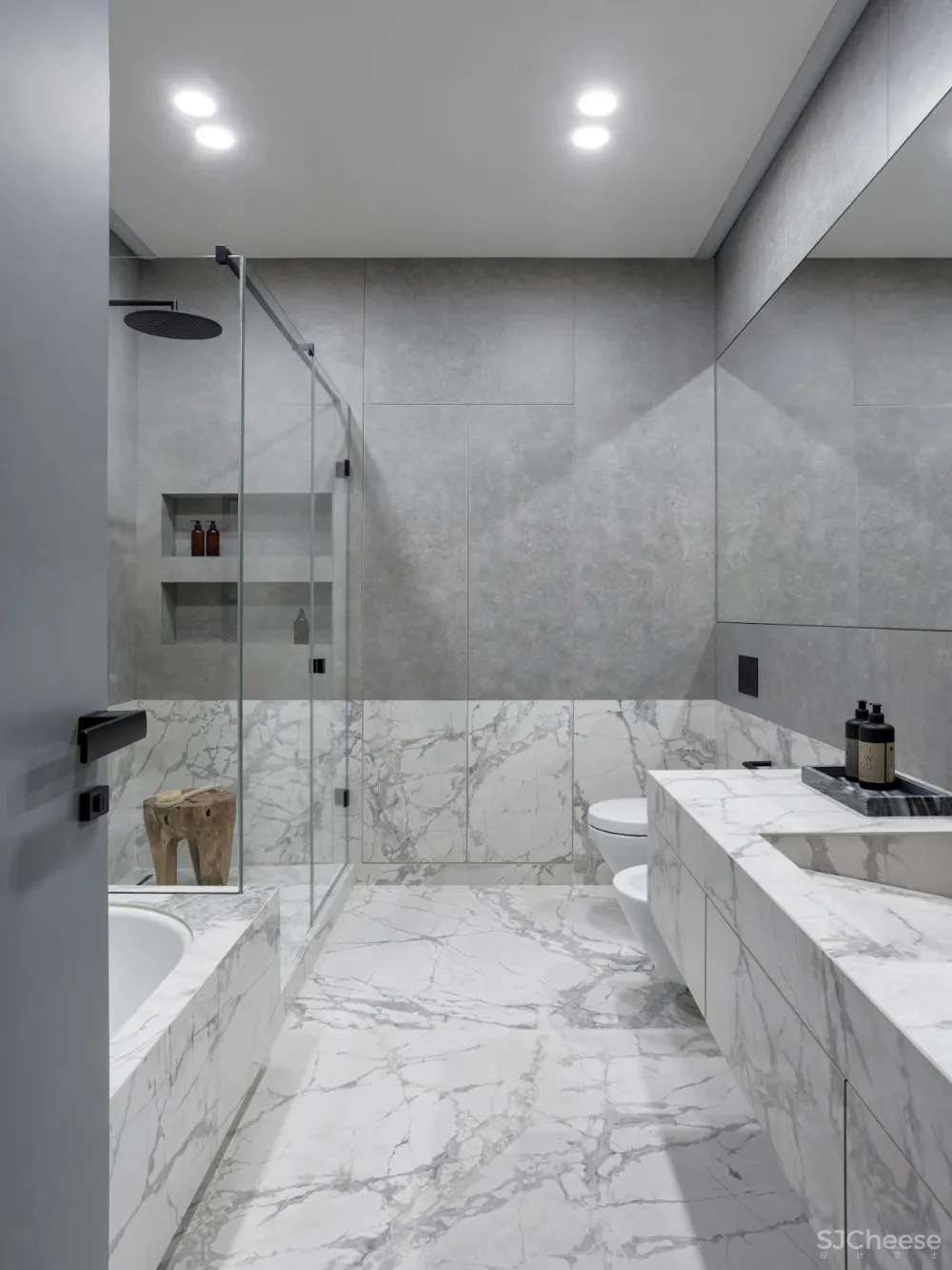 116m² 私宅,简约风格下,却有着强大的收纳空间