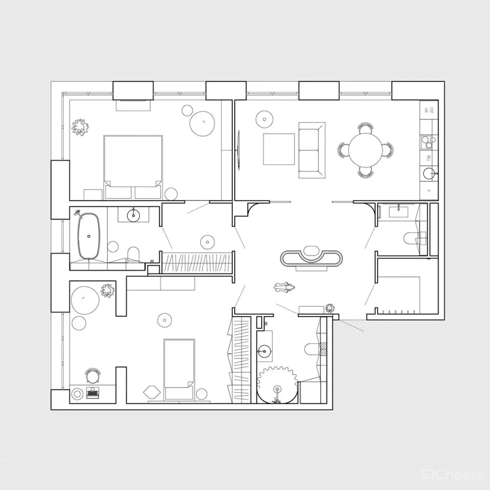 创意人士的艺术生活空间