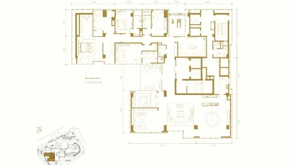 美国HBA新作 中国十大超级豪宅：杭州「钱塘公馆」667㎡大平层