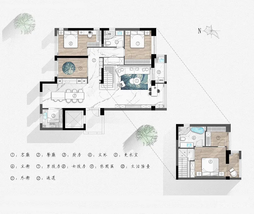 这样的简约现代风,高级又有范儿!