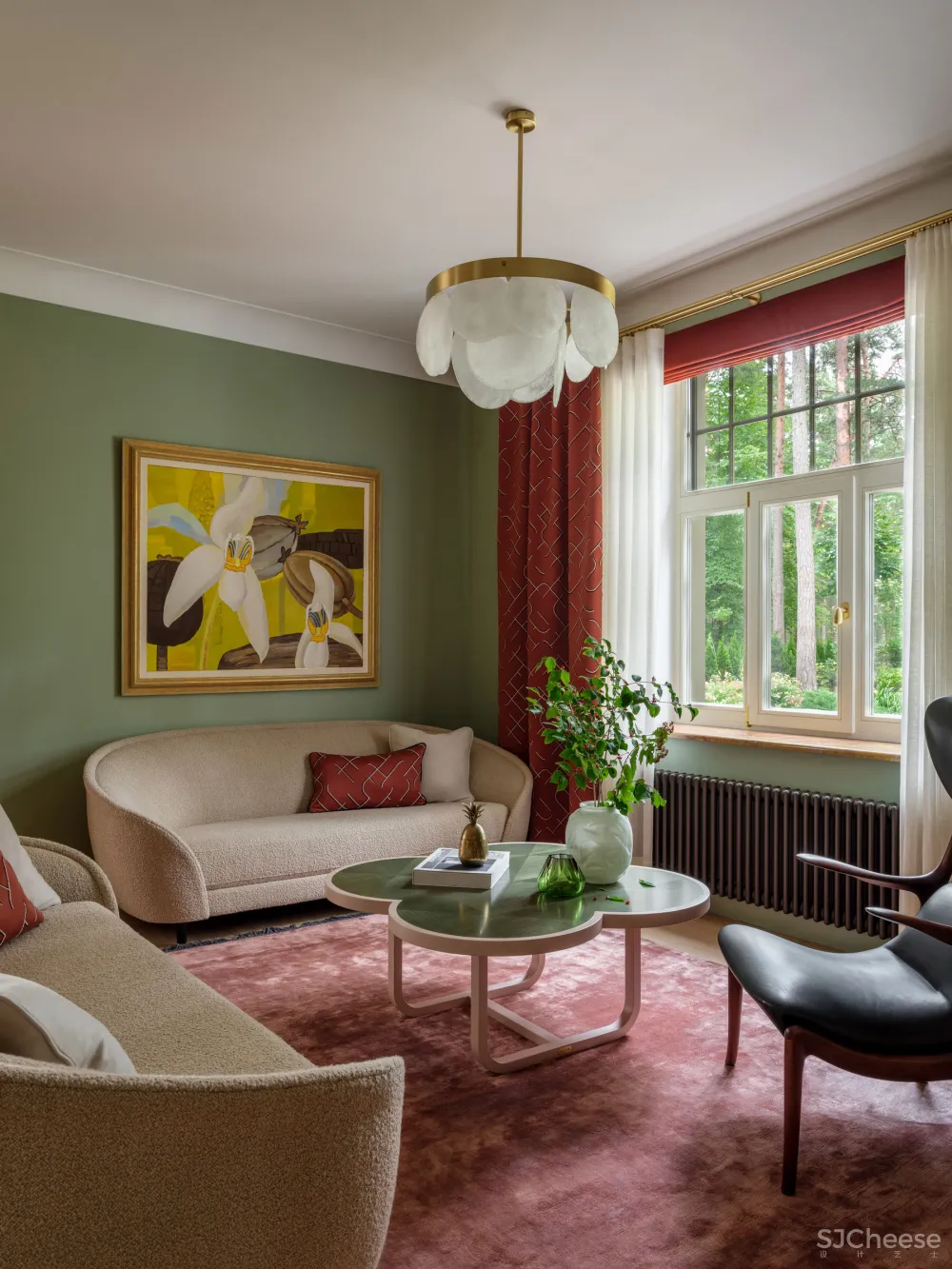 复古轻奢的家,有了拱形门洞更有范儿!