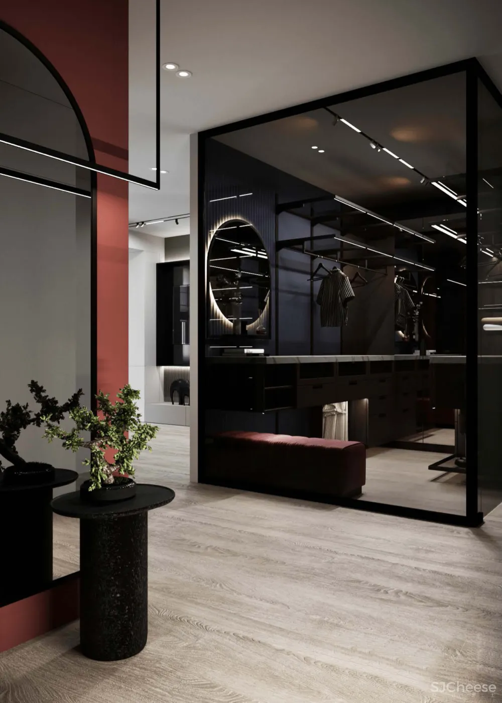 86㎡ 一室一厅，主卧空间这样布局宽敞又大气！