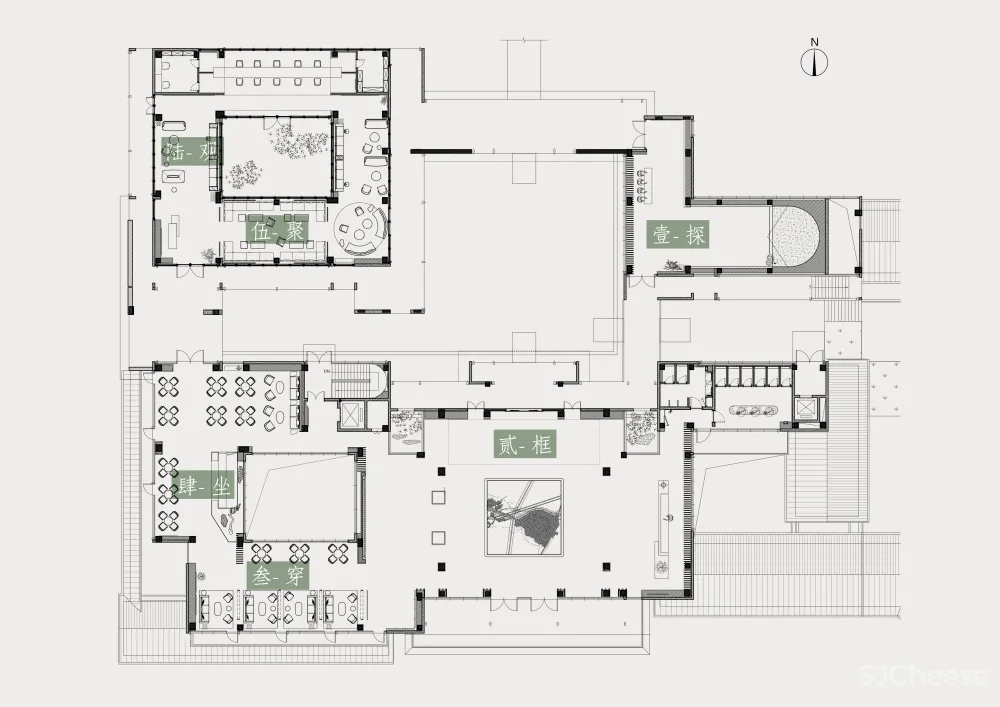 遗世桃花源,漫山林舍