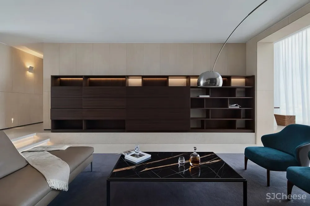 JANMEI 黄洁新 540㎡ 顶层复式,一家人将生活过成了极简诗意