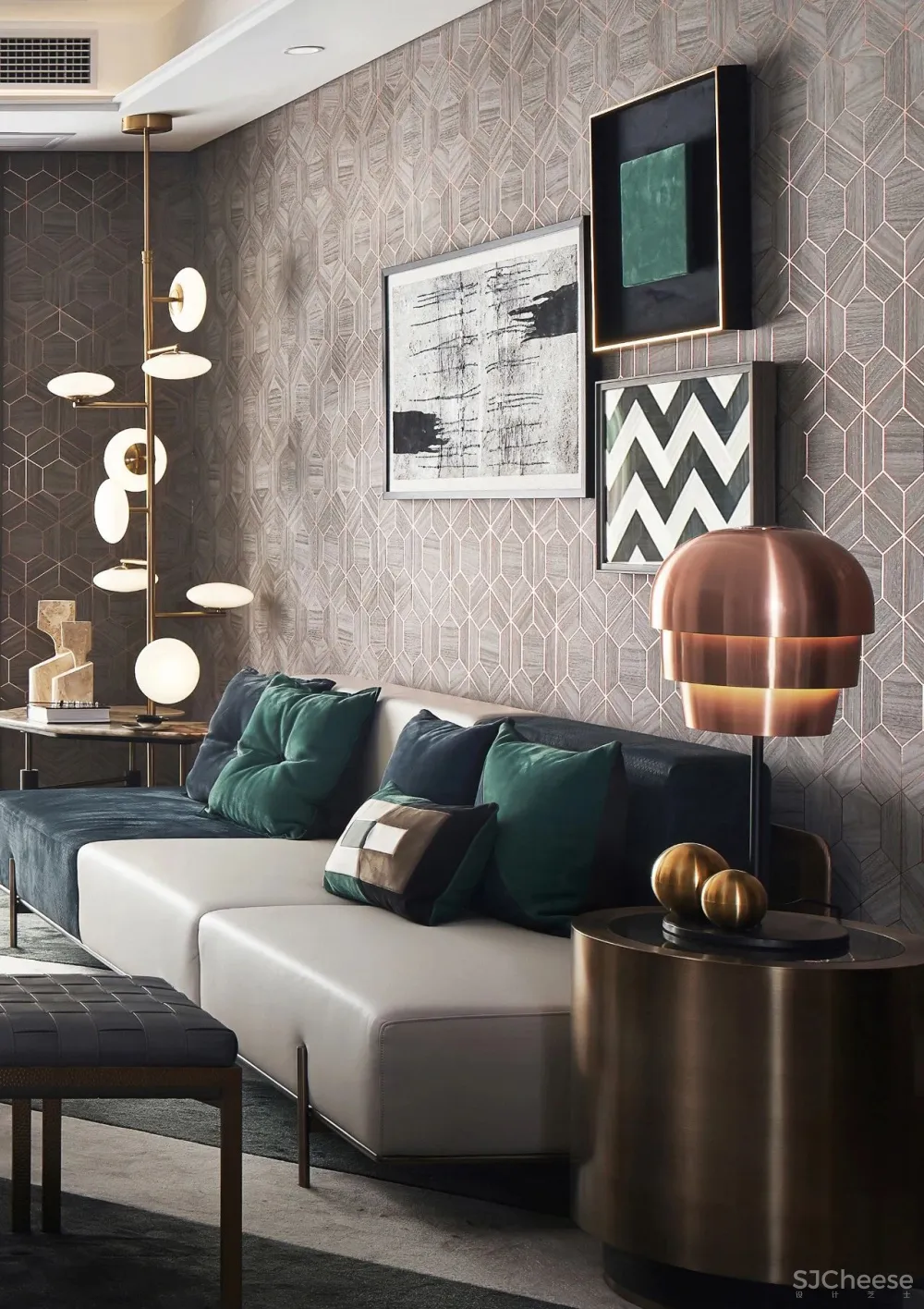 布鲁盟设计 唐山「唐城·壹零壹」三期精装平墅样板间