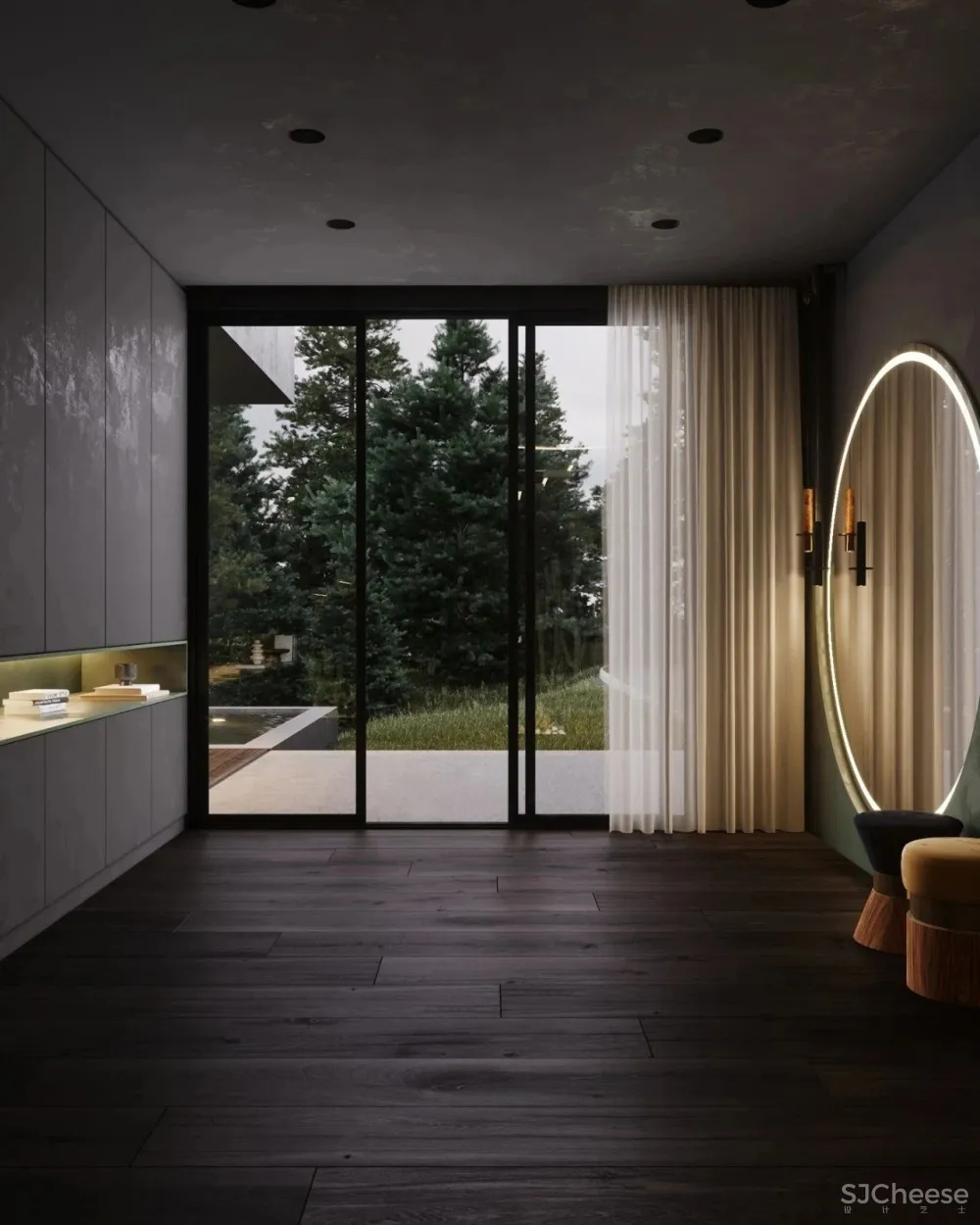 250㎡高级黑别墅，满满的高级感！