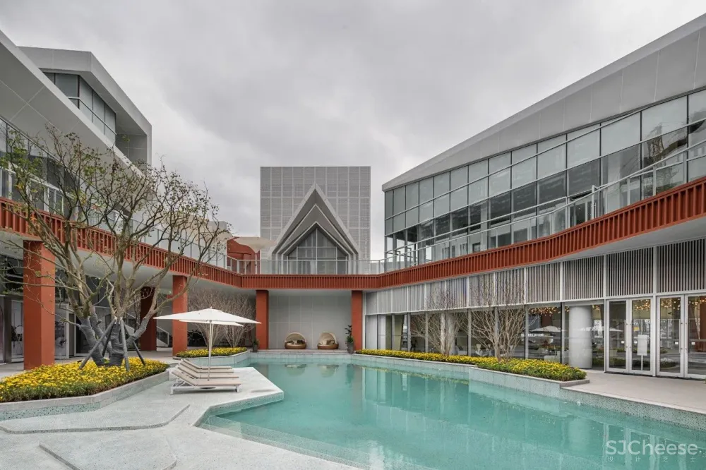 尚壹扬新作丨折线,让空间起舞:旭辉⾦科·贵阳乌当销售中⼼