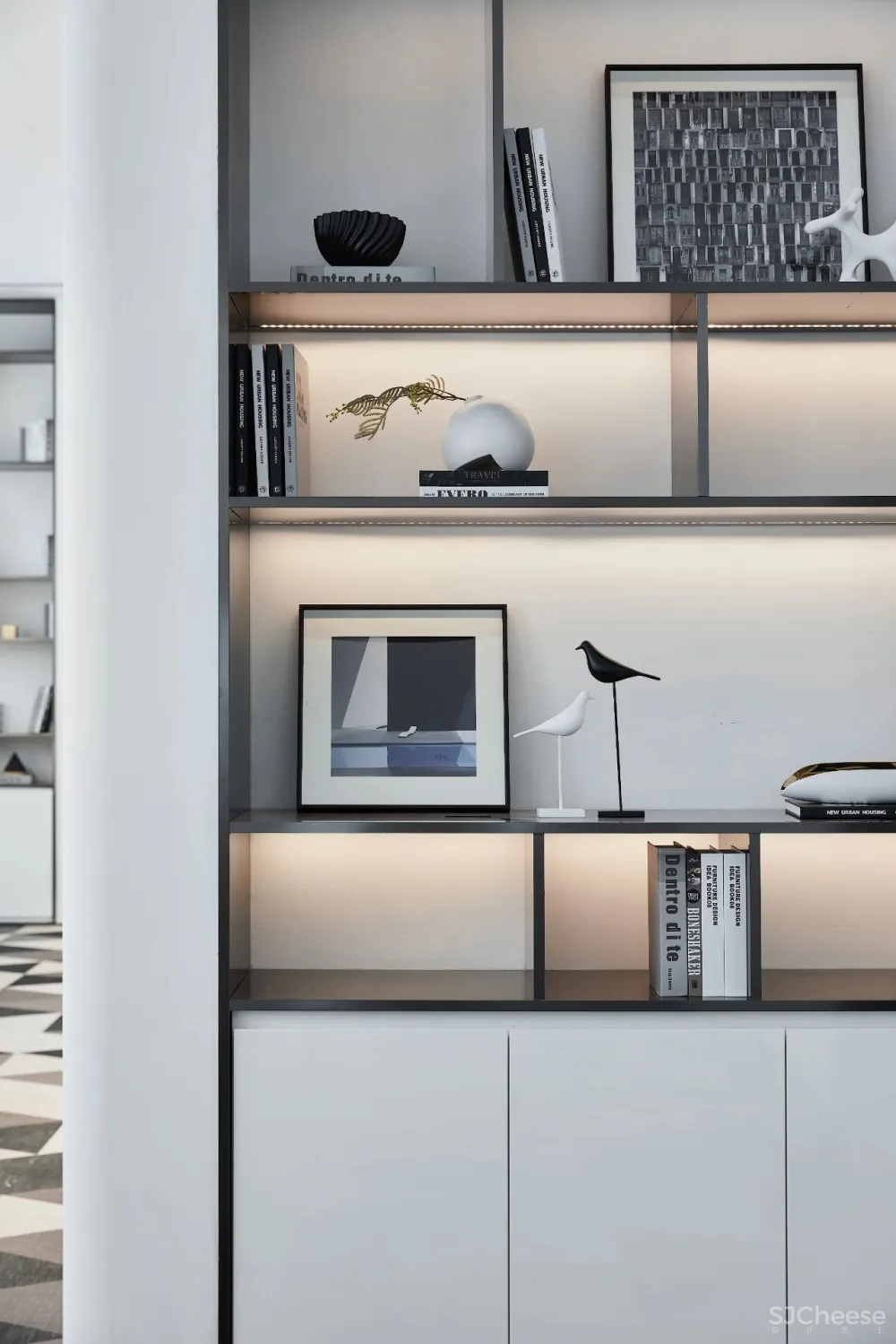 如墨设计|创意美学玩转空中Loft办公样板