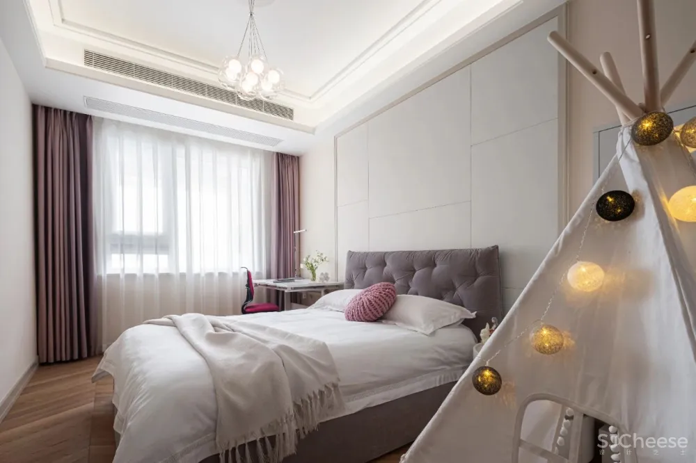 粉白色调 长虹玻璃，诠释家的优雅 SKH设计