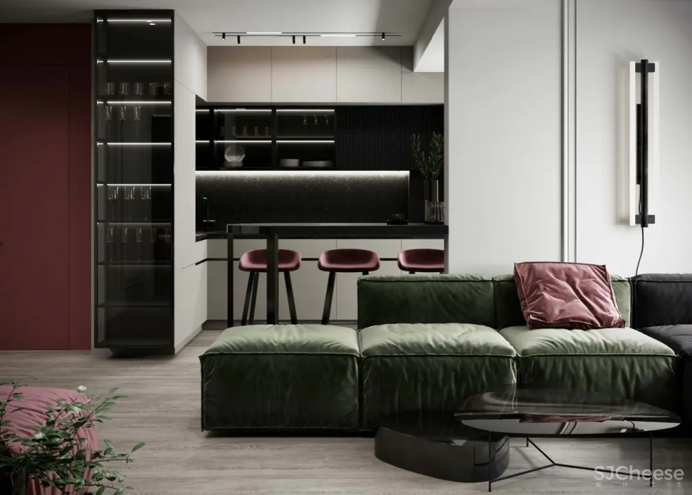 86㎡ 一室一厅，主卧空间这样布局宽敞又大气！