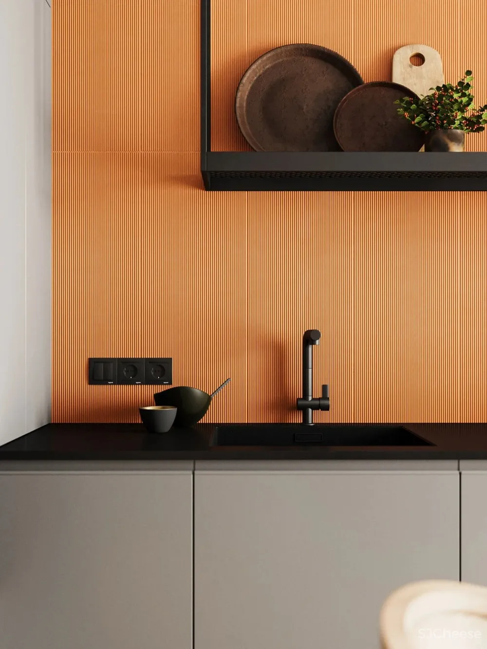 55㎡一居室变二居室,老外也学会了封阳台!