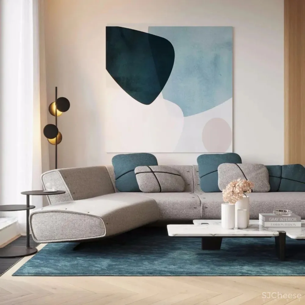 93㎡莫兰迪好宅，年轻夫妻公寓的设计范本！