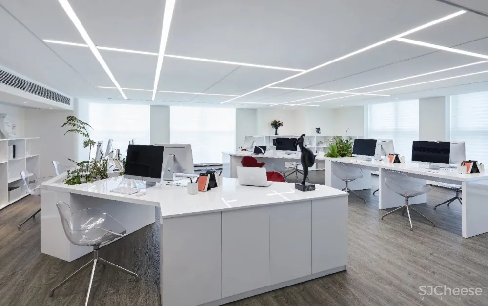 如墨设计|创意美学玩转空中Loft办公样板