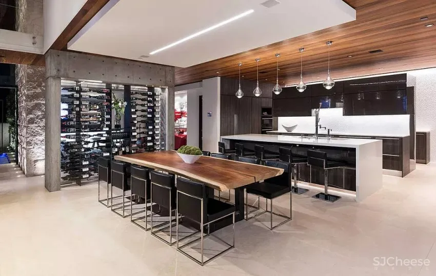 精品大气格调宅!加州现代异材质泳池别墅