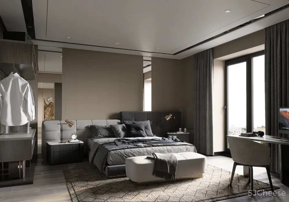 86.9㎡现代家居，别具魅力的空间设计！