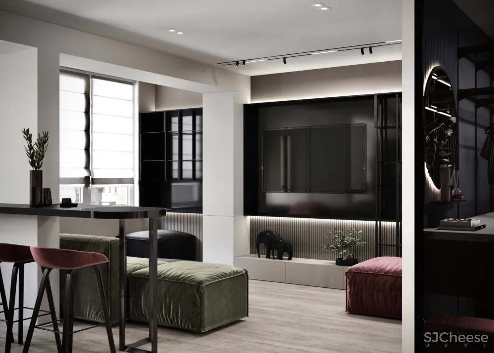 86㎡ 一室一厅，主卧空间这样布局宽敞又大气！