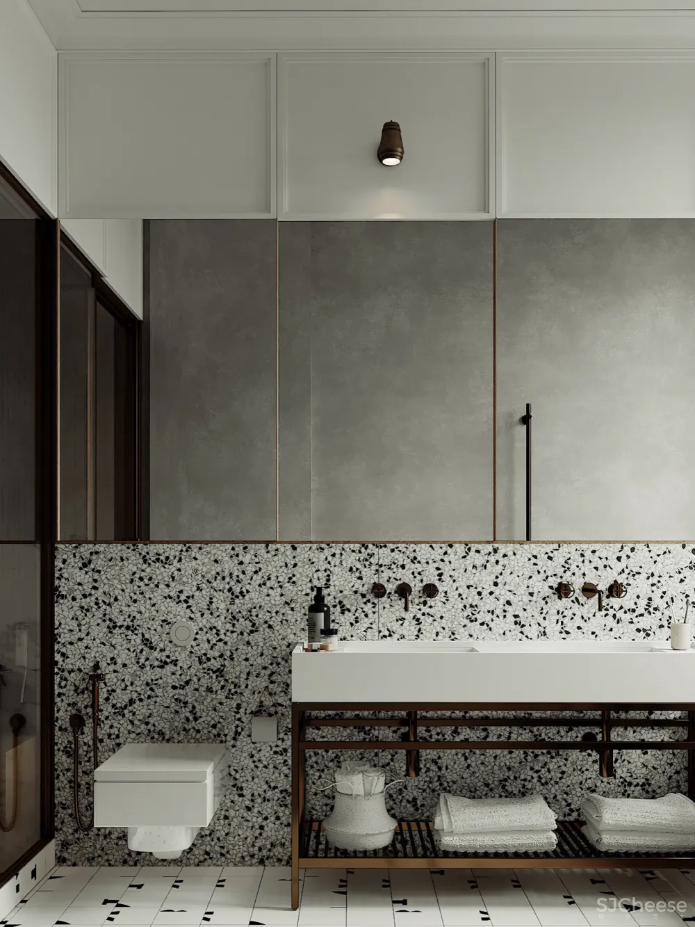 96㎡ 高级灰这样用，尽显极简之美！