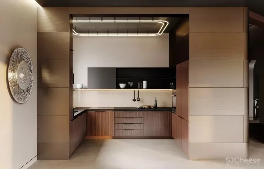 柔和圆弧美学!现代禅风庭院别墅