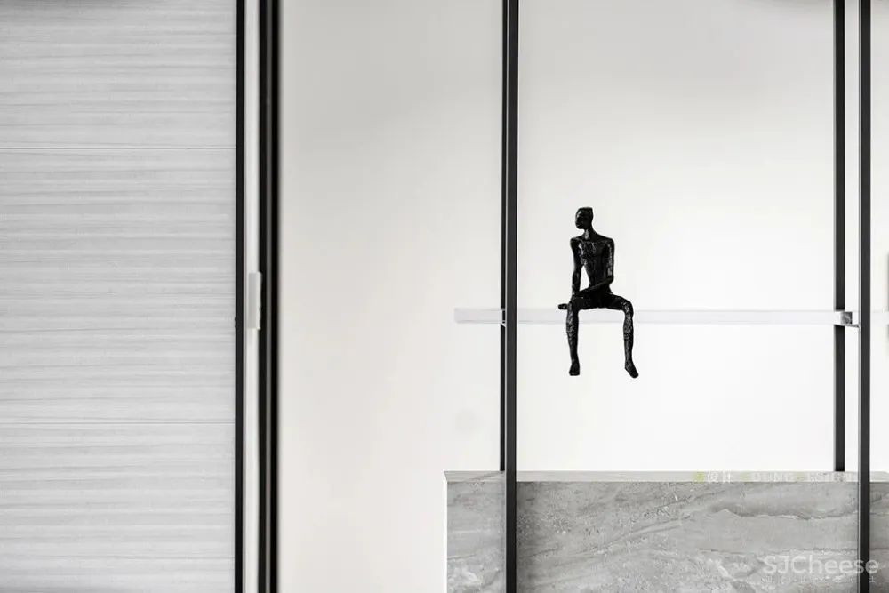 300㎡大平层极简风,你敢这样装修? 漾设计