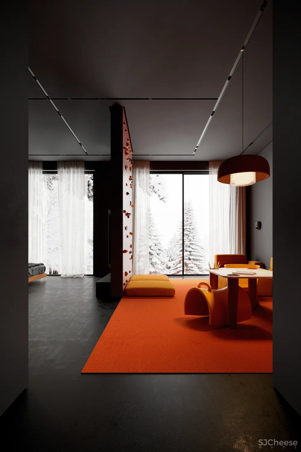 270㎡黑色空间,高级迷人!