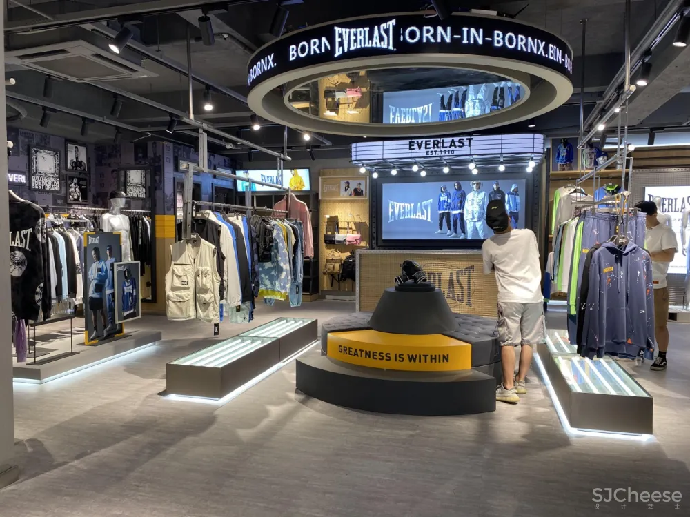 EVERLAST潮牌零售空间设计