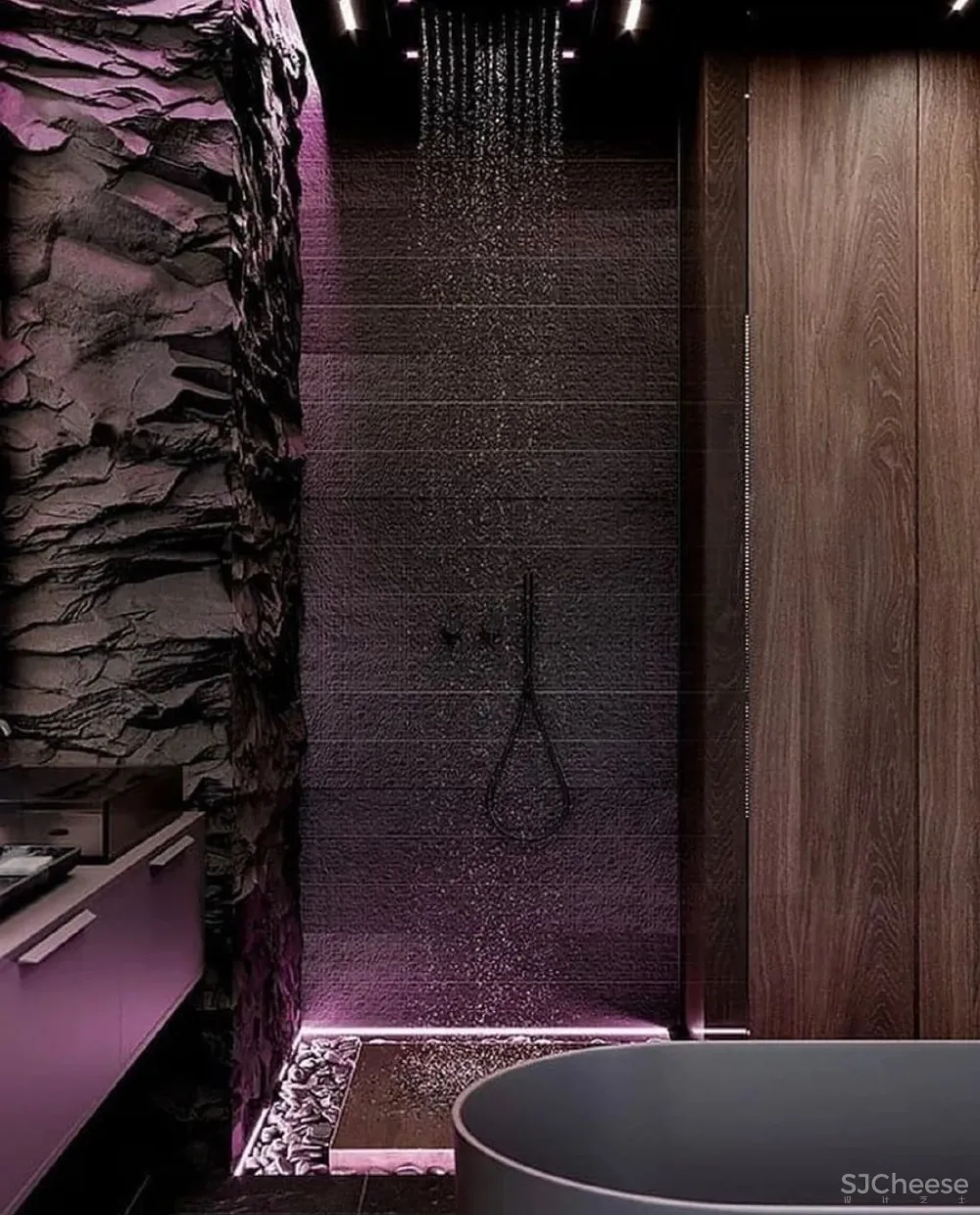 紫色主题搭配作品