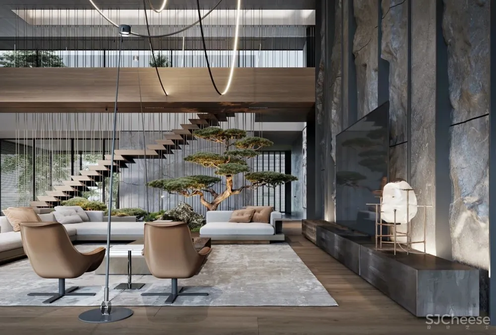 Modern Luxury Country House With Skylights - A_yyth