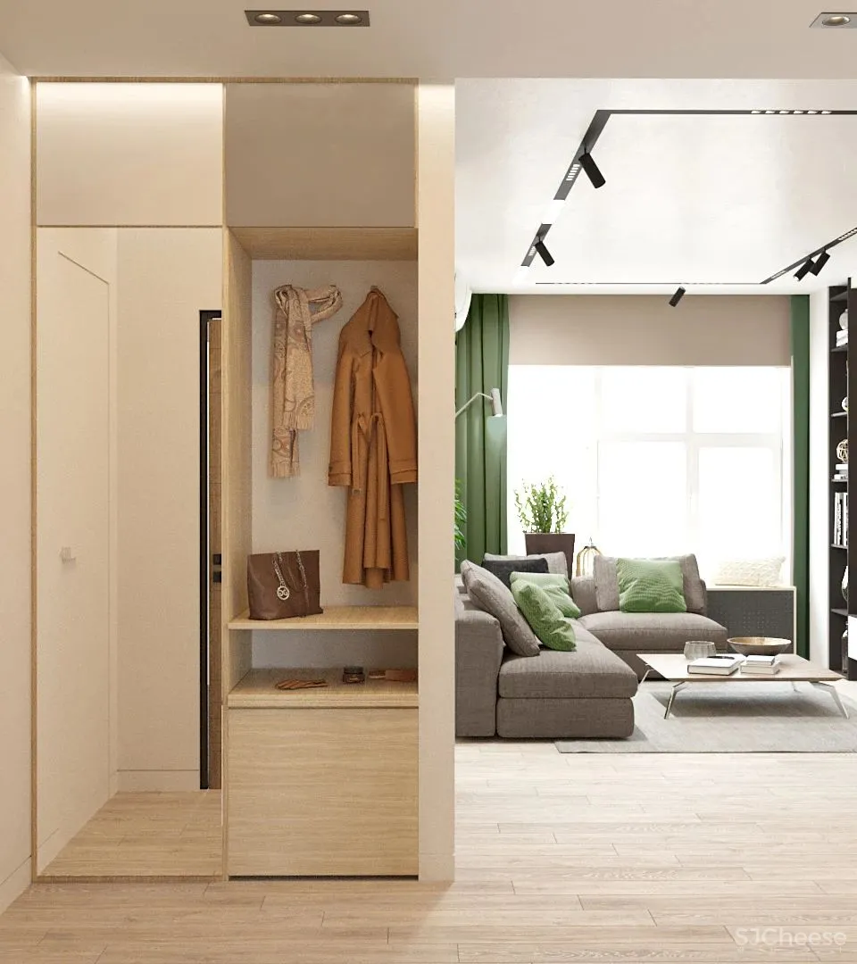 88㎡暖色空间,自然轻快!