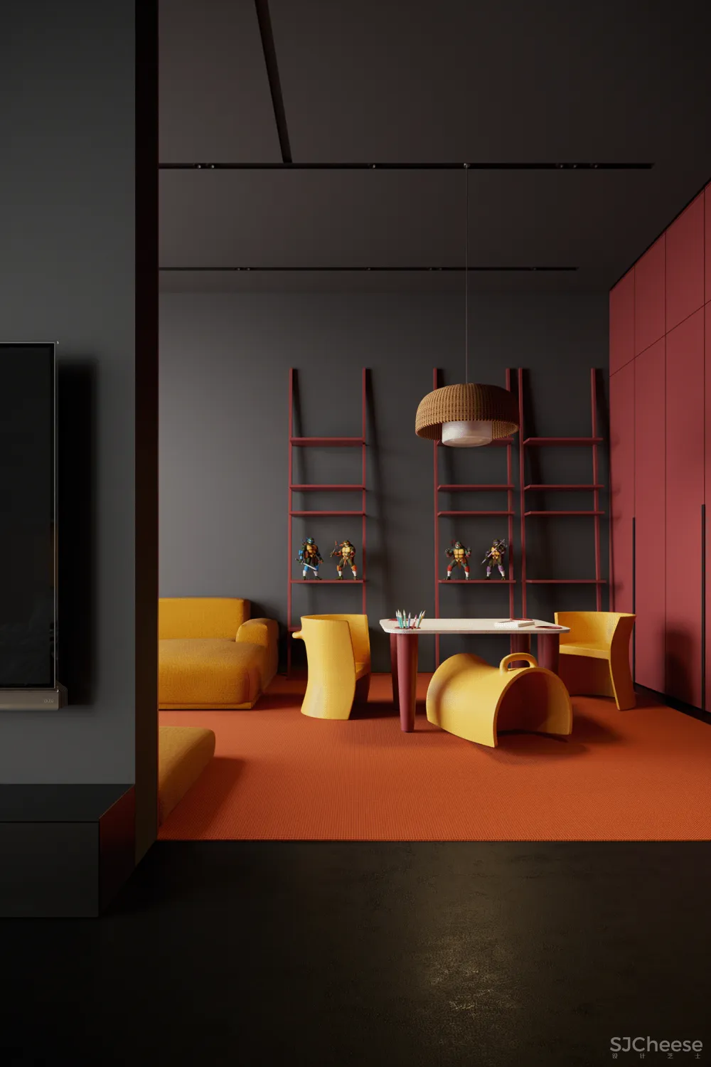 270㎡黑色空间,高级迷人!