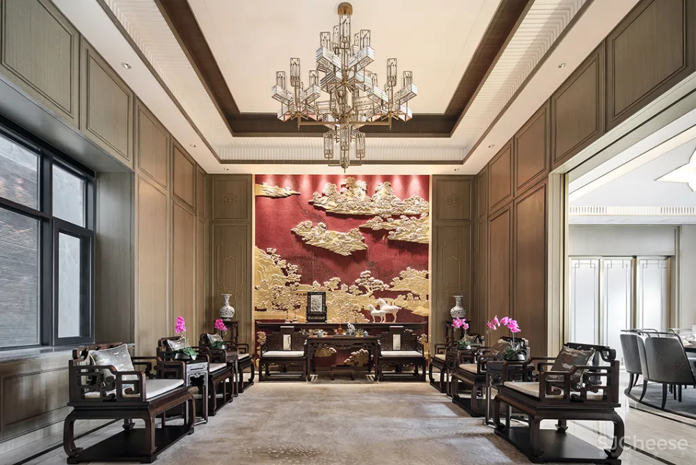 1000㎡中式别墅,以诗入境,不失芳华!