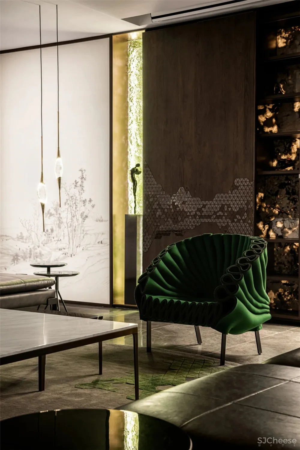 观沧海浩瀚，创诗境空间！