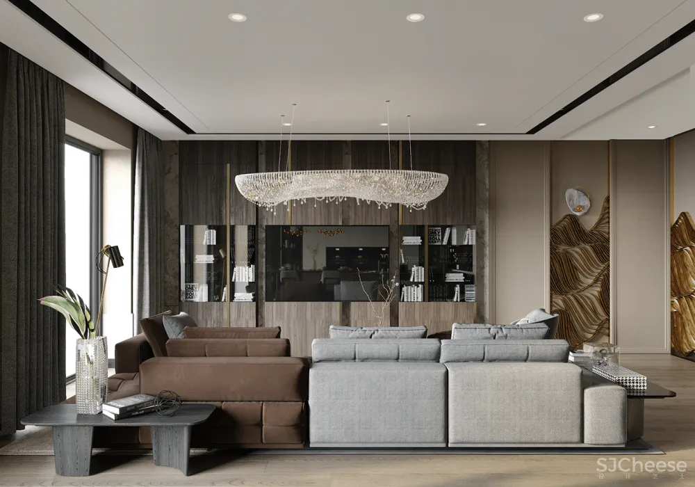 86.9㎡现代家居，别具魅力的空间设计！