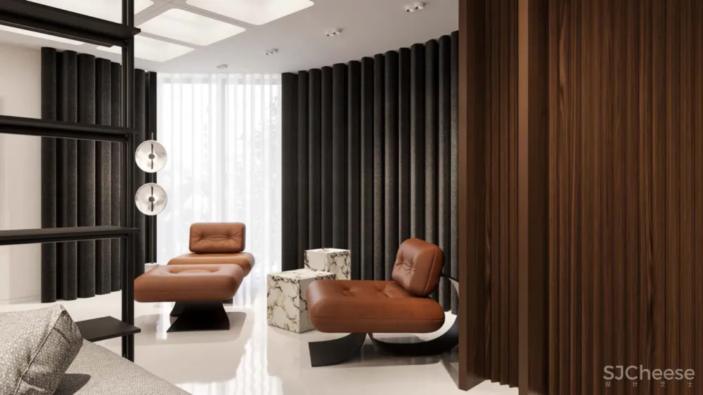 超大客厅 双排式厨房,奢华大平层只做一室一厅也太壕了!