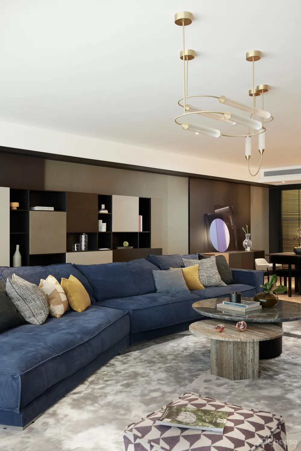 上海 300㎡ 大平层,一种精装格局,秀舍如何「变」出不同设计风格?