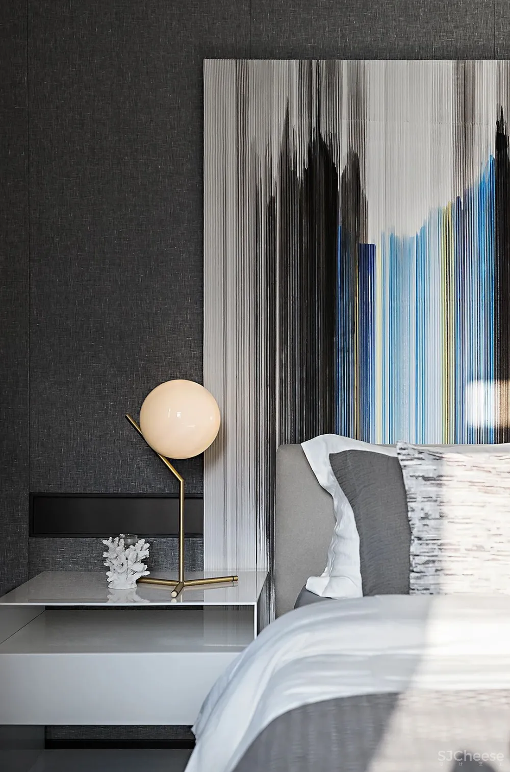 纯净而内敛，大隐于日光的莫兰迪美宅