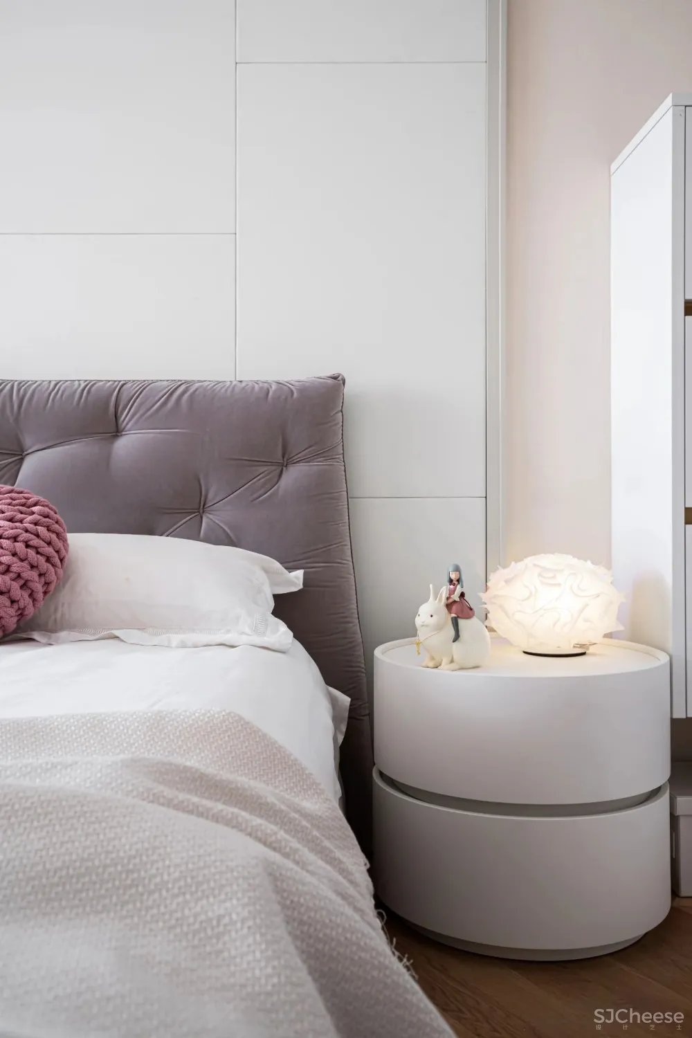 粉白色调 长虹玻璃，诠释家的优雅 SKH设计