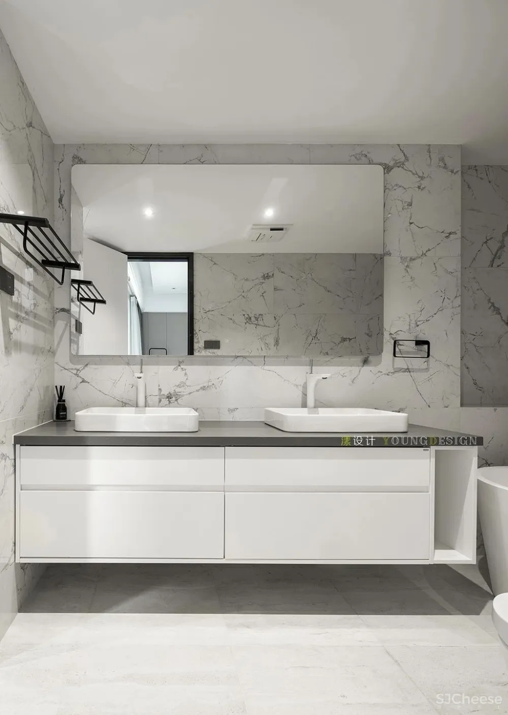 300㎡大平层极简风,你敢这样装修? 漾设计