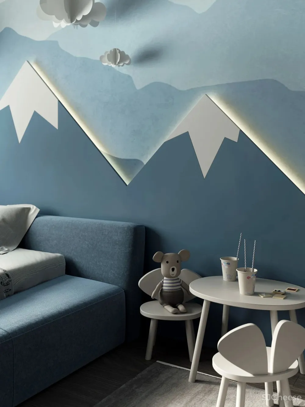 105㎡深色极简,美出新高度!