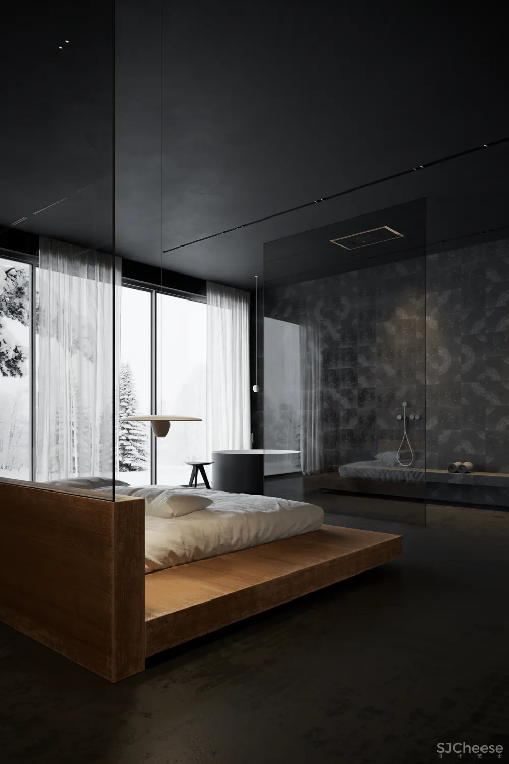 270㎡黑色空间,高级迷人!