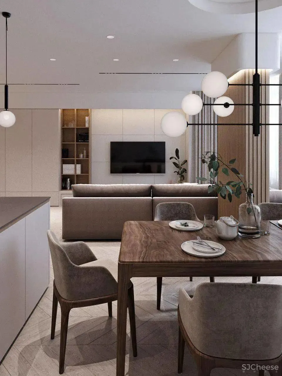 112㎡简美现代风格公寓设计赏析 Lauri Brothers