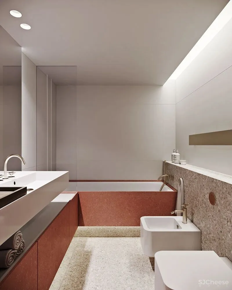 116m² 私宅,简约风格下,却有着强大的收纳空间