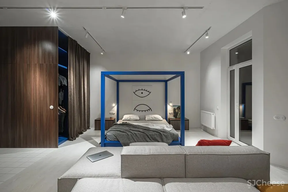 55㎡一室户装修花 16 万,还是全开放布局!