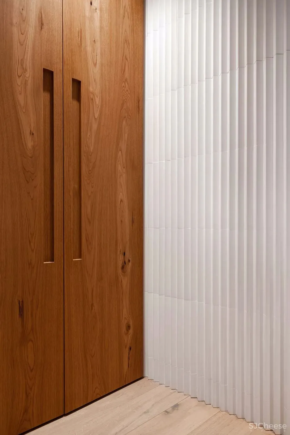 78㎡的单身简约公寓，竟只用2扇门搞定空间布局？