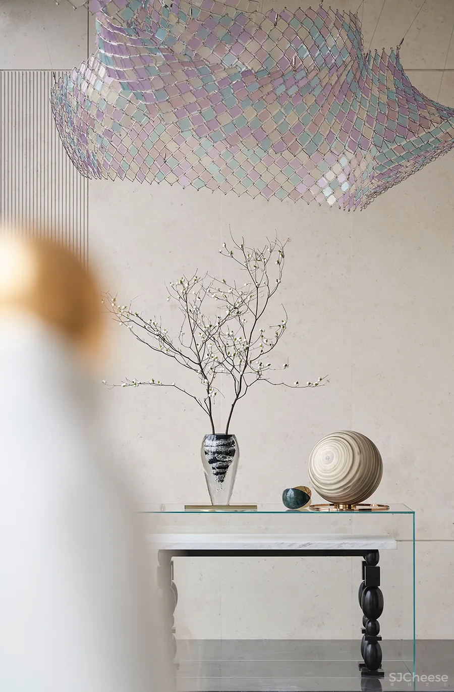 460㎡简雅售楼处,超凡脱俗的高级感 潘天寿-馥高