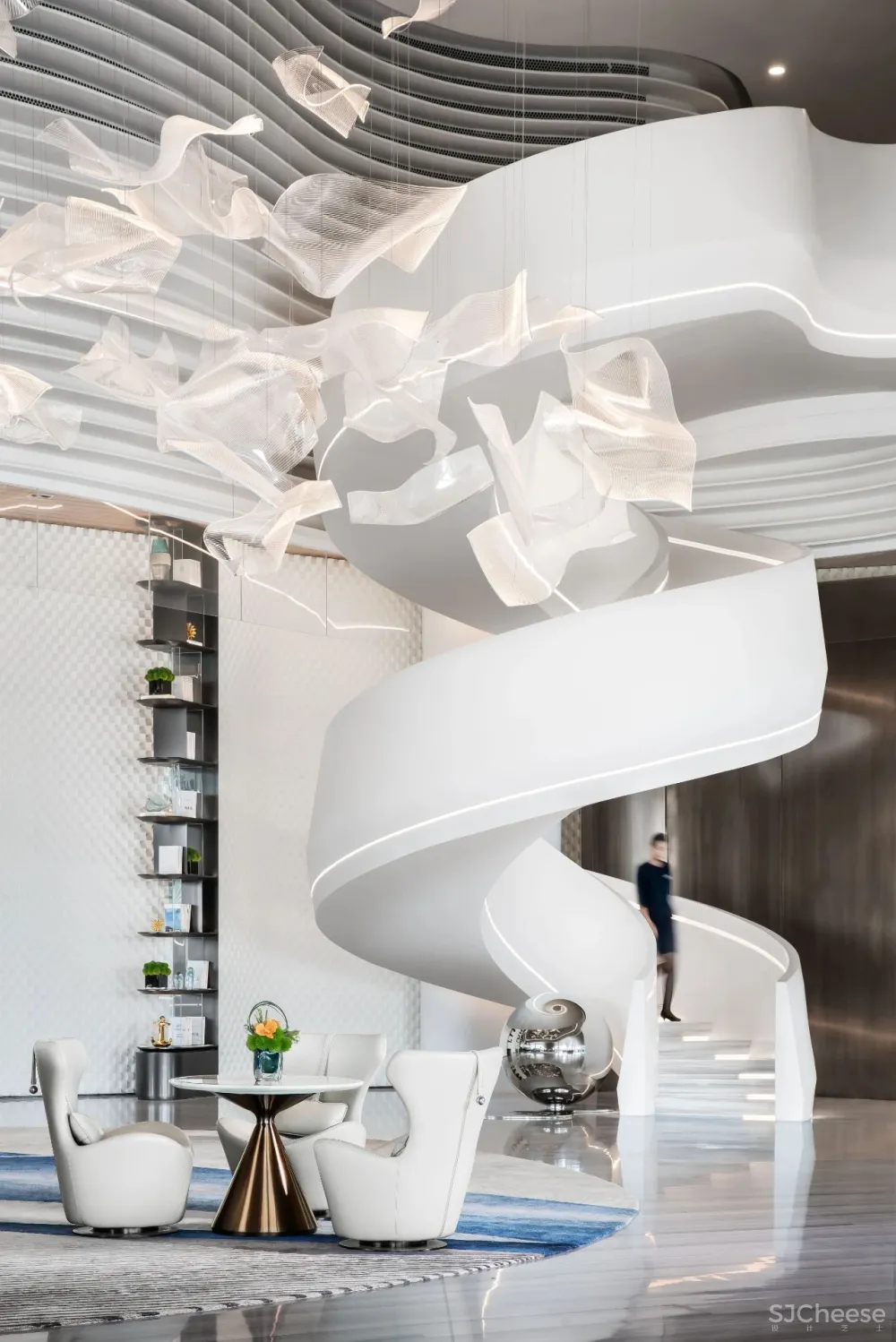 金茂青岛售楼处:创新一座岛 赛瑞迪普空间设计