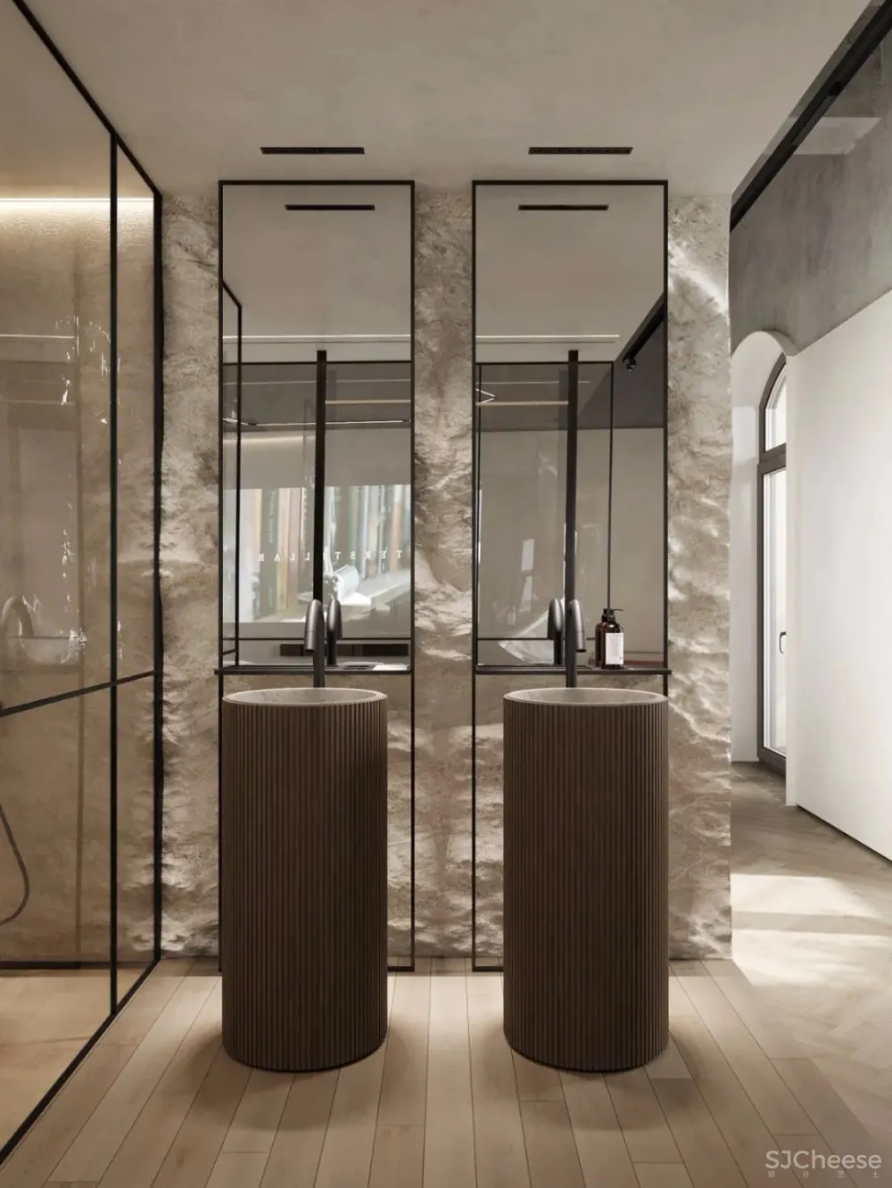 136㎡公寓藏着透明卫生间，想想都刺激！