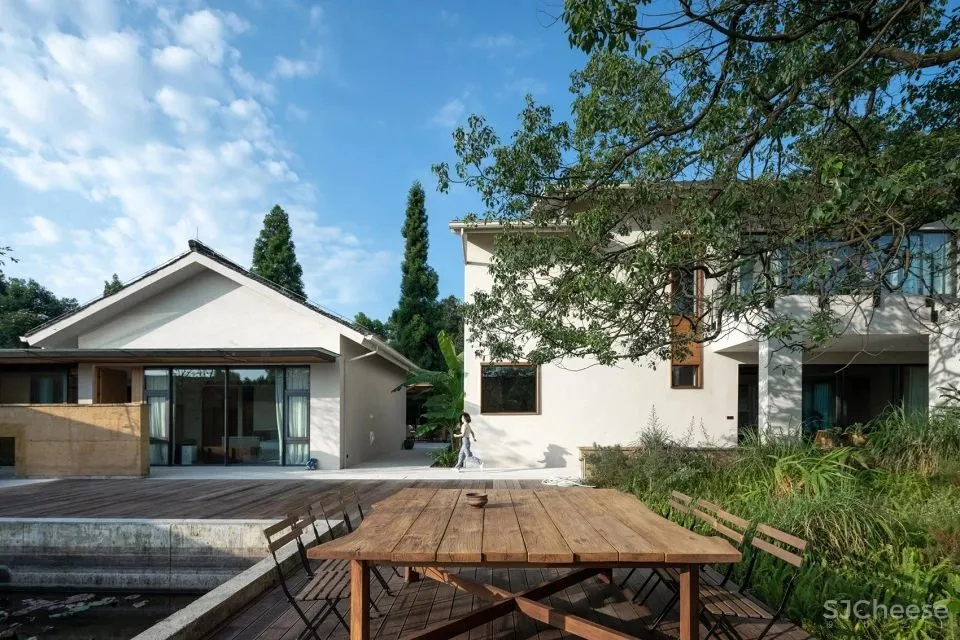 稻田里的农舍 自带烟火温度的家