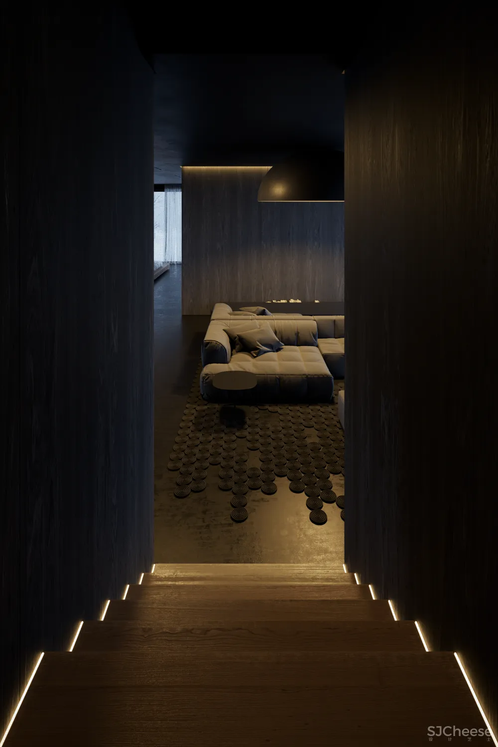 270㎡黑色空间,高级迷人!